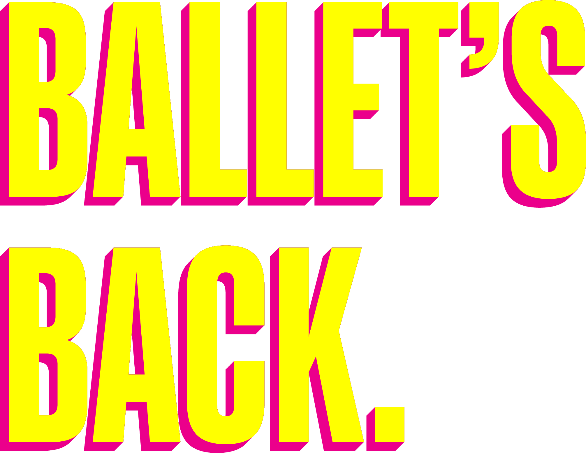 Ballet's Back in a retro colorscheme
